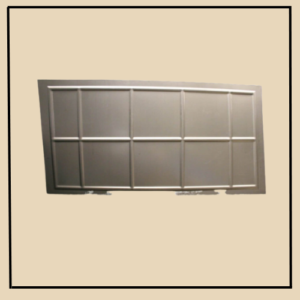 A-351, 1930-31 Coupe Floorboard Panel. Die stamped with the square block design of the original Ford panels.