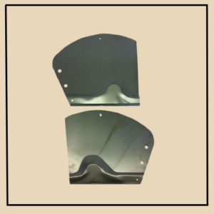 A-FPP-6, 1930-31, Fordor Phaeton Inner Rear wheel well panels. Die stamped, duplicate of the originals. Sold only in pairs.