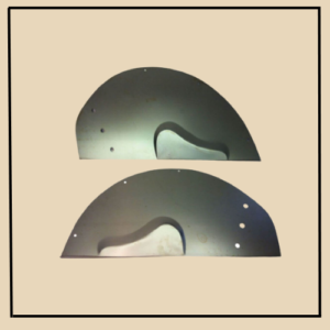 A-FPP-1, 1928-31, Briggs & Murray Inner Rear wheel well Panels. Die stamped, duplicate of the originals. Sold only in pairs.