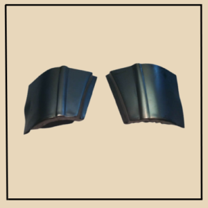 A-81, 1928-29, Coupe & Roadster Rear Corner patch panel. Die stamped body contour. Sold only in pairs.