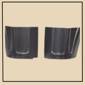 A-80, 1930-31, Coupe & Roadster Rear Corner patch panel. Die stamped body contour. Sold only in pairs.