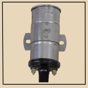 A12000-B, 1928-31, 12v Ignition Coil assembly. "FORD" script, SP in circle. Complete with coil and mounting bracket. 1 YEAR WARRANTY from date of manufacture.