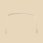 A40258 ~ 1930-31 Model A COWL BANDS, HIGH POLISHED Stainless Steel