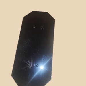 A-19216-PC, 1928, Model A Battery Cover, Narrow Style, Measures 4 1/2". These Are Black Powder Coated
